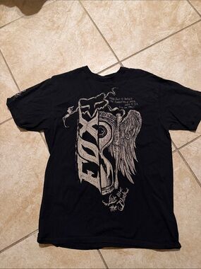 Fox Black Short-Sleeve Graphic Men’s T-Shirt